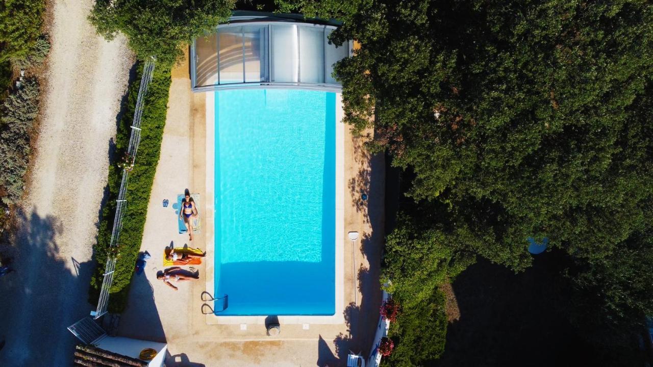 Gites De Plos Appart Chalet Piscine Spa Anduze Εξωτερικό φωτογραφία